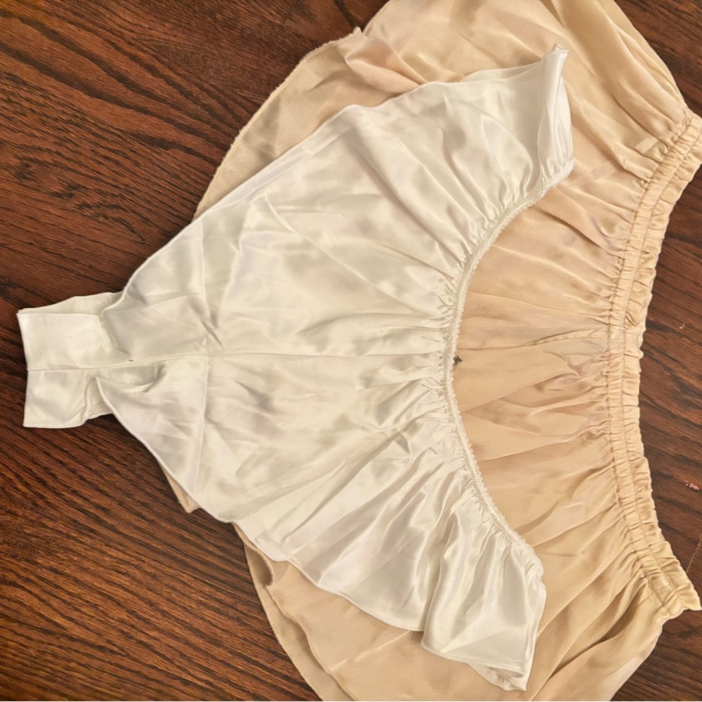 Anthropologie & Free People Ruffled sleep/lounge under shorts